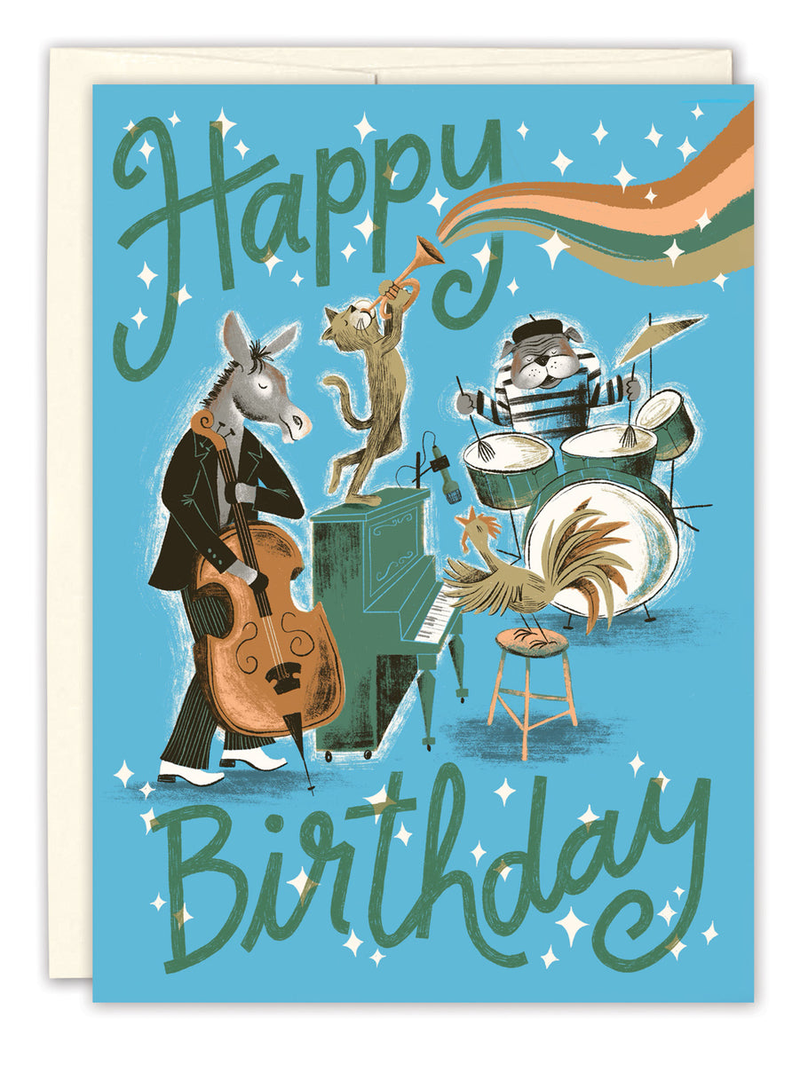 Jazzy Animals Birthday Card – Biely & Shoaf Co.