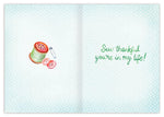 Sewing Thank You Card