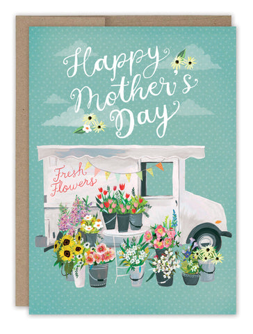 Flower Truck Mother's Day Card