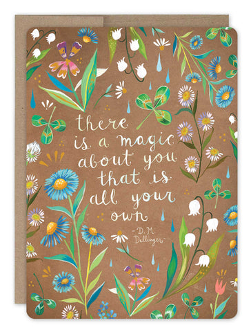 magic about you Blank Card