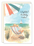 Beach Chair Birthday Card