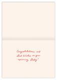 Inside Stork Special Delivery Baby Shower Card by Biely & Shoaf: Congratulations and Best Wishes!.