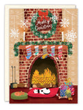 Holiday Hearth Christmas Card