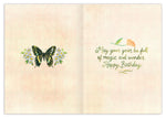 Autumn Flutter Birthday Card