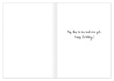 Candles Birthday Wishes Card by Biely & Shoaf: recycled paper, “May this be the best one yet. Happy Birthday!”.