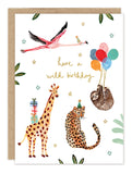 Celebrate big with Biely & Shoaf's Have A Wild Birthday Card—fun animals printed on recycled paper!.