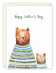 Sweater Bears Father's Day Card