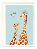 Top Dad Giraffes Father's Day Card