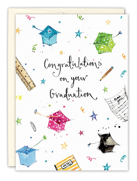 grad card notes Festive Hats Graduation Large chain store bought PSA 10 GEM MINT Style:Luke Skywalker New Year