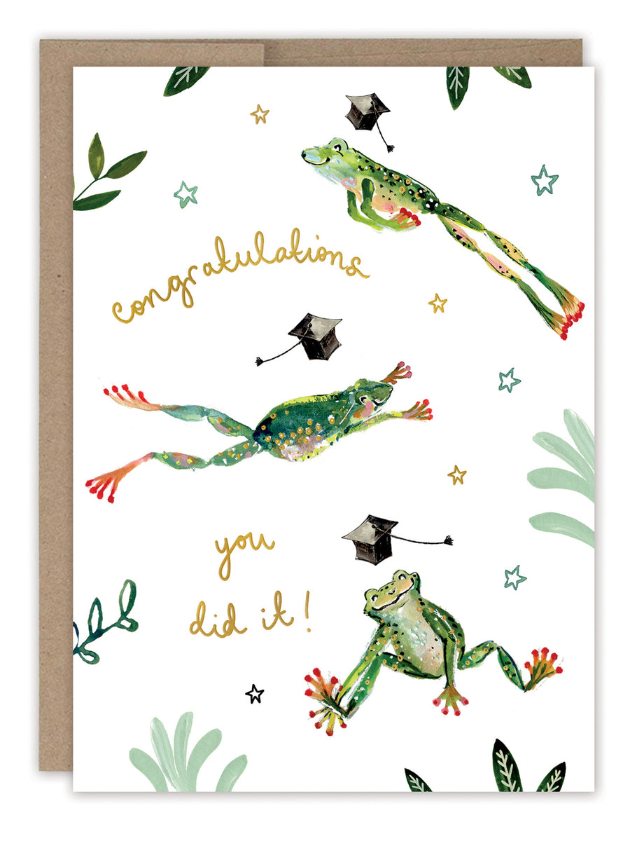 Frogs Graduation Card – Biely & Shoaf Co.