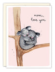 Koalas Mother's Day Card