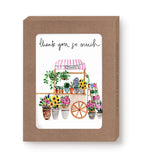 Flower Cart Boxed Notecard - Box Of 10
