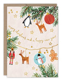 Tree Decorations Merry Christmas Holiday Card