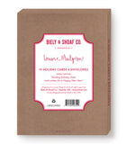 Biely & Shoaf Santa Magical Christmas Holiday Card Set, 10-pack with envelopes. Cards on recycled paper.