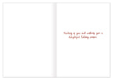 Open Biely & Shoaf Winter Wishes card: Thinking of you and wishing you a delightful holiday season.
