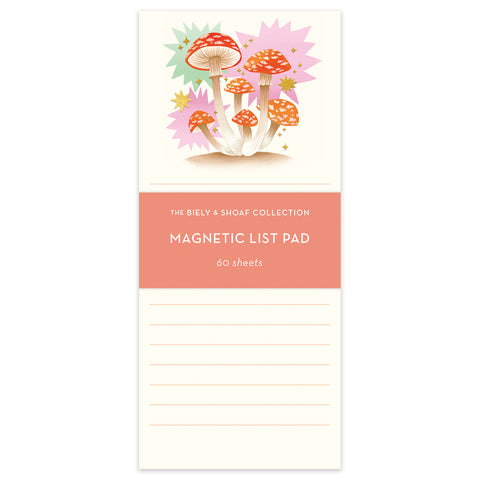 Mushrooms List Pad