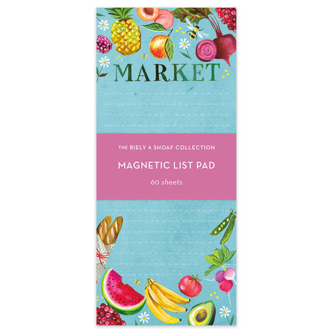 Fruits & Veggies Market List Pad