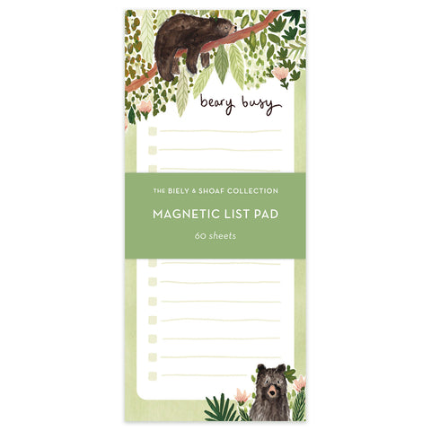 Beary Busy List Pad