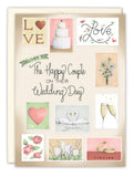 Postage Stamps Wedding Card