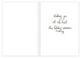 Biely & Shoaf Christmas Village at Night card set with festive wishes and a charming holiday design.