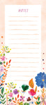 Spring Garden List Pad