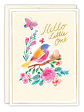 Bird Nest Baby Card