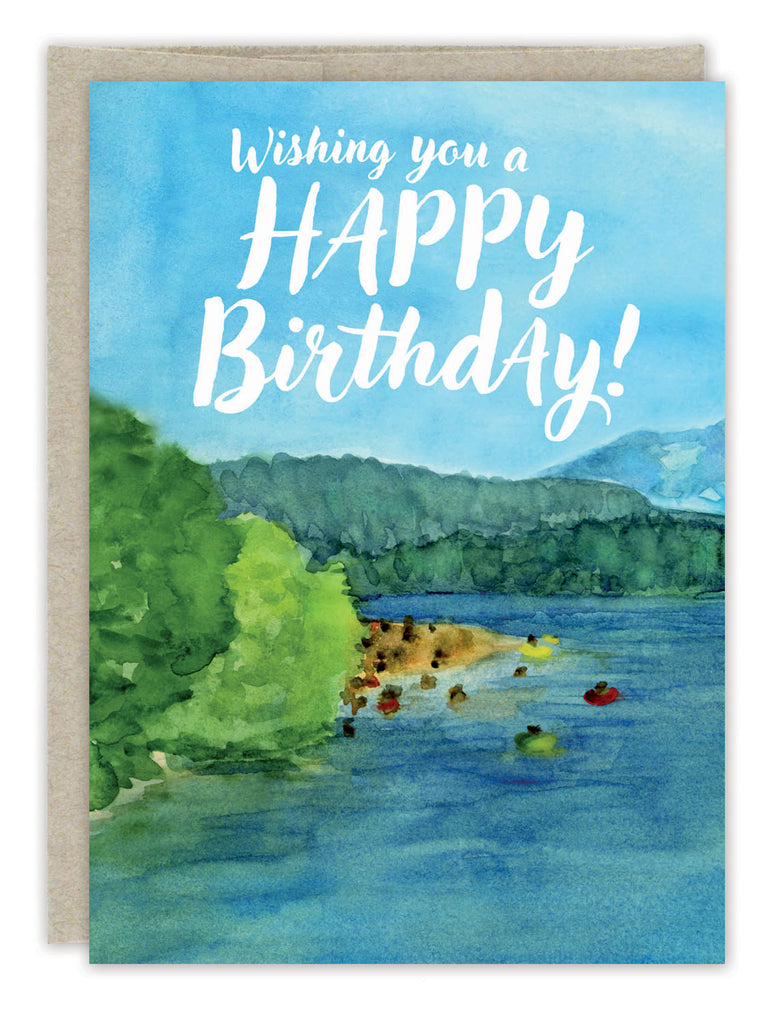 River Float Birthday Card β Biely & Shoaf Co.