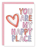 Happy Place Valentine's Day Card