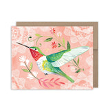 Hummingbird Boxed Notecard - Box Of 10