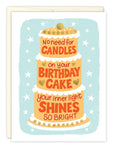 No Need For Candles Birthday Card
