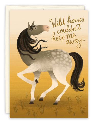 Horse Talk Birthday Card