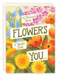 Friendship Flowers Birthday Card