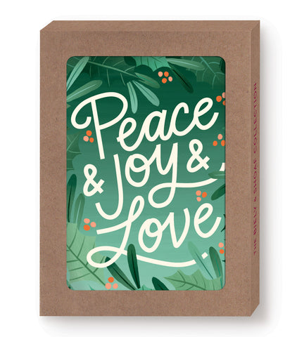 Peace Joy Love Boxed Cards