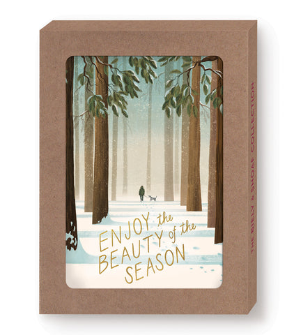 Winter Walk Boxed Cards