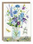 Wild Flower Bouquet Birthday Card