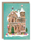 Gingerbread House Holiday Card