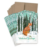 Wonderland Fox Boxed Cards