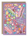 Ribbon Candy Holiday Card