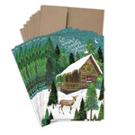 Winter Cabin Boxed Cards