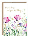 Lots Of Love Birthday Card