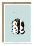 Panda Cuddles Birthday Card