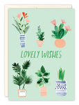 Lovely plants Blank Card