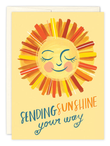 Sending sunshine Blank Card