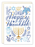 Happy Hanukkah Holiday Card