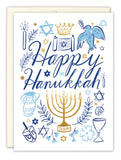 Happy Hanukkah Holiday Boxed Cards