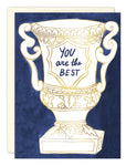Trophy thank you Card