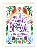 Brave Lions Encouragement Card