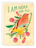 Floral Bird Sympathy Card