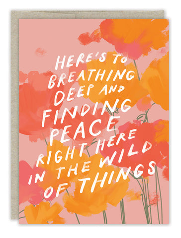 Wild of Things Friendship Card
