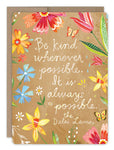 be kind Thank You Card